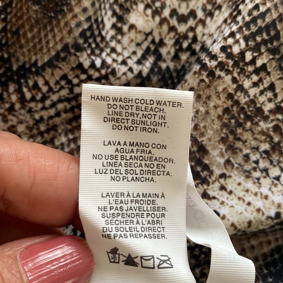 BLEU Rod Beattie Python/Leopard Print Bikini 2 Piece Swimsuit Size 12 NWT. - Picture 10 of 11